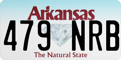 AR license plate 479NRB