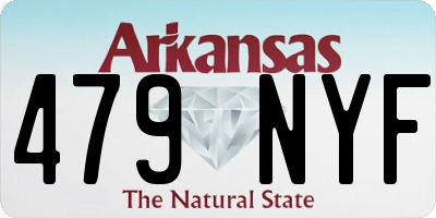 AR license plate 479NYF
