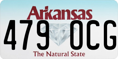 AR license plate 479OCG