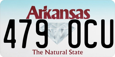 AR license plate 479OCU