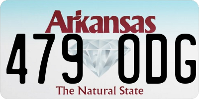 AR license plate 479ODG