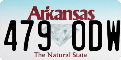 AR license plate 479ODW