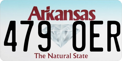 AR license plate 479OER