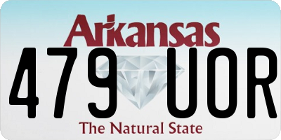 AR license plate 479UOR