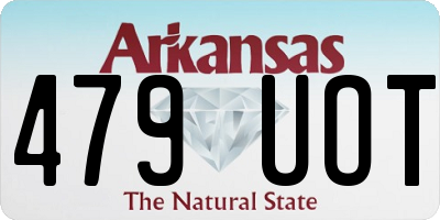 AR license plate 479UOT