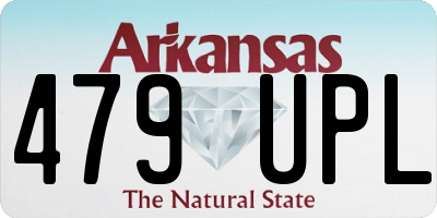 AR license plate 479UPL