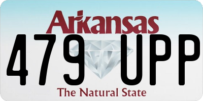 AR license plate 479UPP