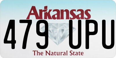 AR license plate 479UPU