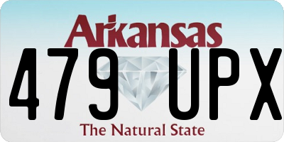 AR license plate 479UPX