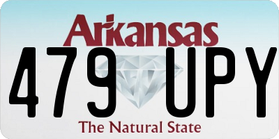 AR license plate 479UPY