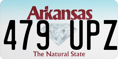 AR license plate 479UPZ