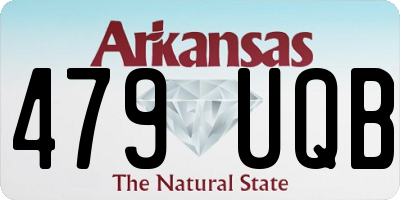 AR license plate 479UQB