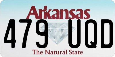 AR license plate 479UQD