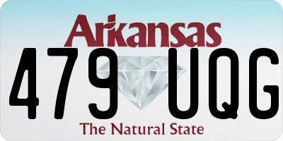 AR license plate 479UQG