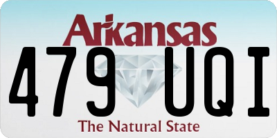 AR license plate 479UQI