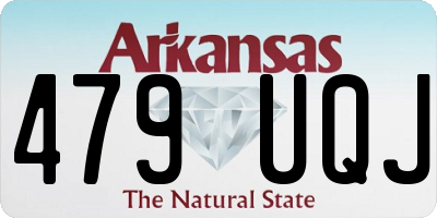 AR license plate 479UQJ