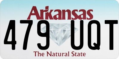 AR license plate 479UQT