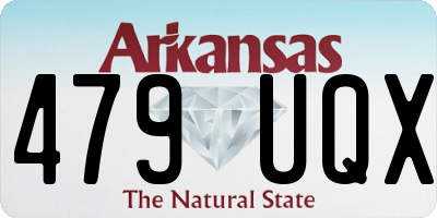AR license plate 479UQX