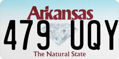 AR license plate 479UQY