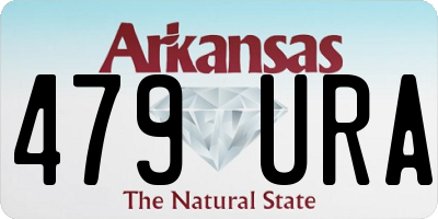 AR license plate 479URA