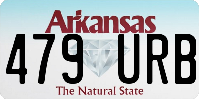 AR license plate 479URB