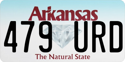 AR license plate 479URD