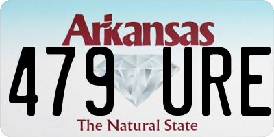 AR license plate 479URE