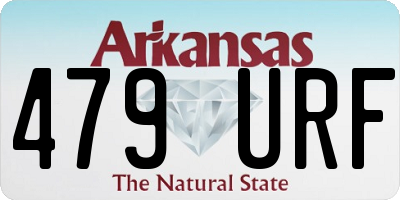AR license plate 479URF