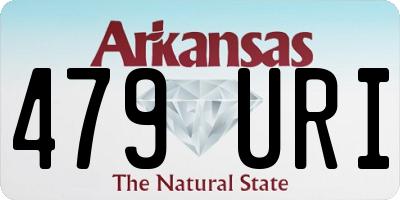 AR license plate 479URI