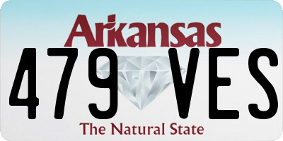 AR license plate 479VES
