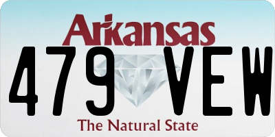 AR license plate 479VEW