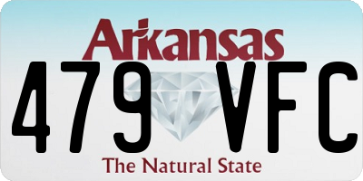 AR license plate 479VFC