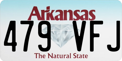 AR license plate 479VFJ