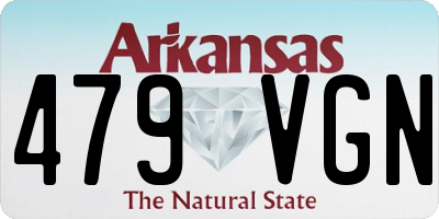 AR license plate 479VGN