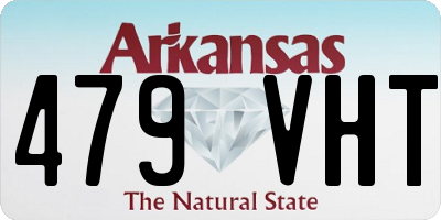 AR license plate 479VHT