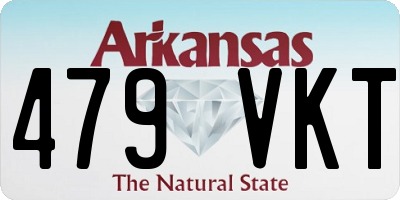 AR license plate 479VKT