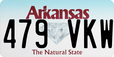 AR license plate 479VKW
