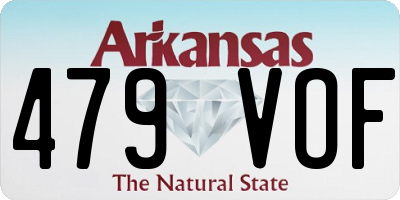 AR license plate 479VOF