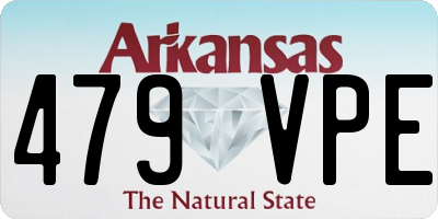 AR license plate 479VPE