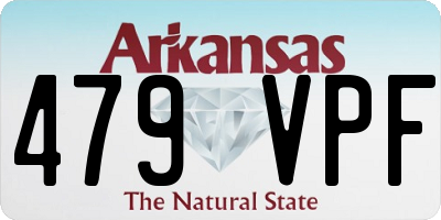 AR license plate 479VPF