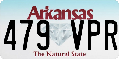 AR license plate 479VPR