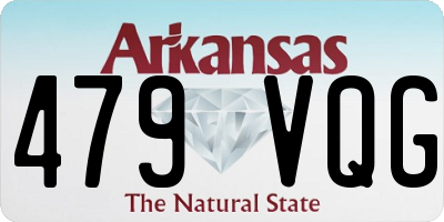 AR license plate 479VQG