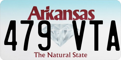 AR license plate 479VTA