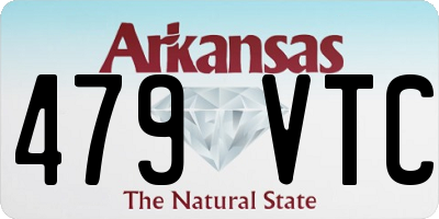 AR license plate 479VTC