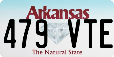 AR license plate 479VTE