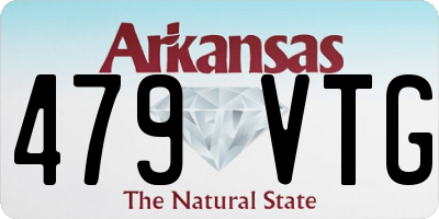 AR license plate 479VTG