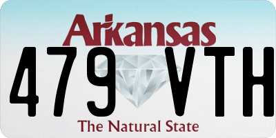 AR license plate 479VTH