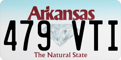 AR license plate 479VTI