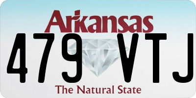 AR license plate 479VTJ