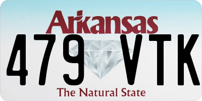 AR license plate 479VTK